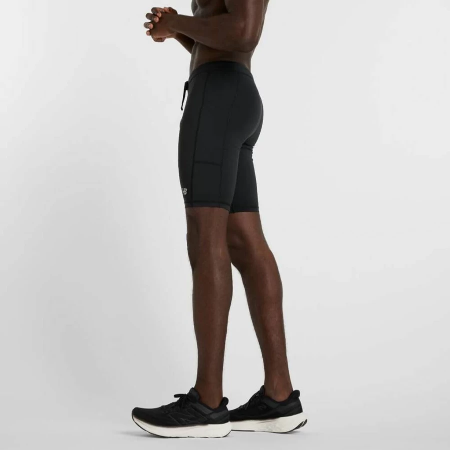 New Balance Men's 9" Sleek Drop-In Performance Running Half Tights