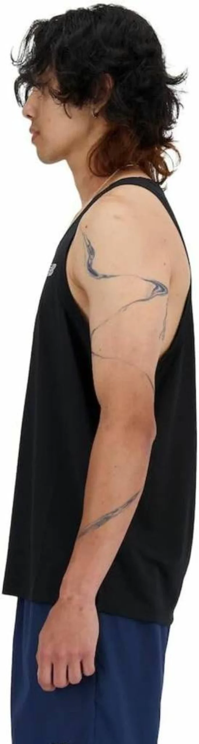 New Balance Men's Essential Performance Workout Running Singlet - Lightweight Athletic Tank Top for Sports & Gym