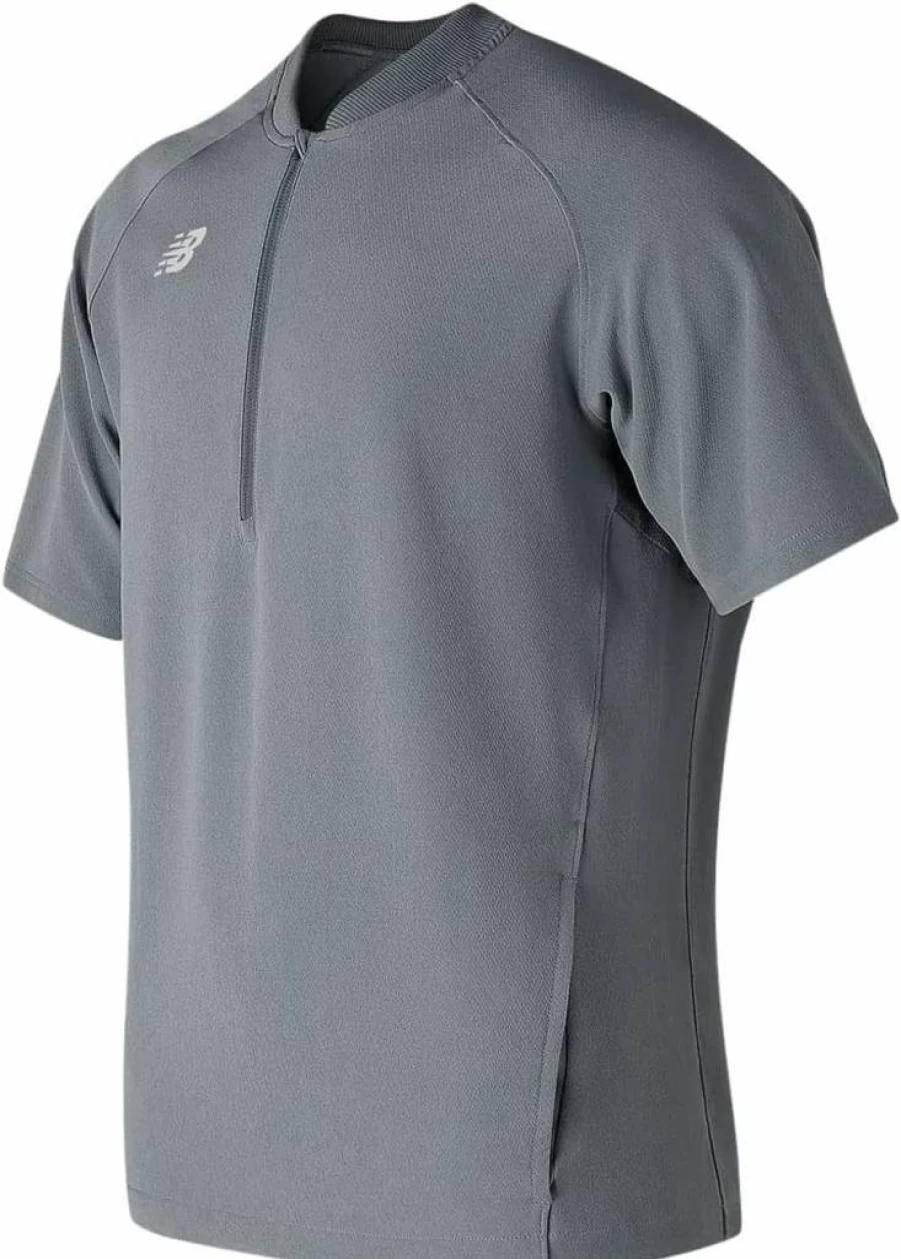 New Balance Youth 3000 Baseball Batting Jacket - Dark Grey, Short Sleeve, Size M