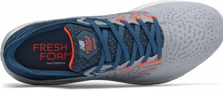 New Balance Men's Fresh Foam Beacon V3 Lightweight Running Shoes for Comfort & Support