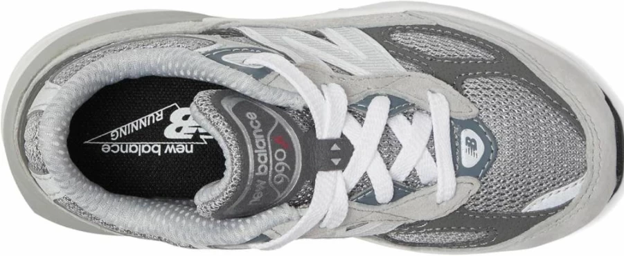 New Balance Kids' 990 V6 Running Shoes - Lightweight Lace-Up Sneakers for Boys & Girls