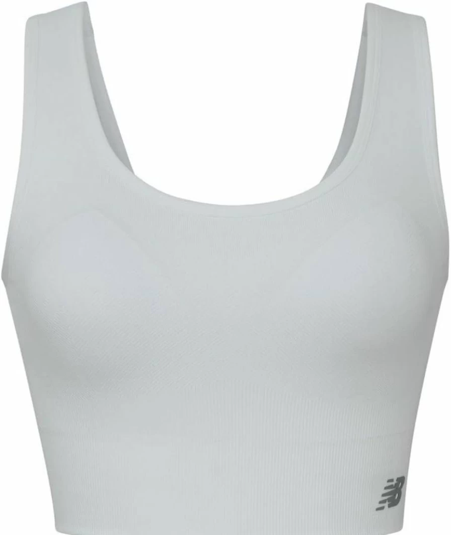 New Balance Seamless Longline Sports Bra for High Support & Comfort - Enhanced Straps Design