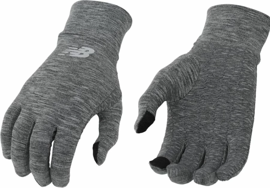 New Balance Men's & Women's Lightweight Running Gloves - Touchscreen Compatible, Anti-Slip Grip, Warm Cold Weather Workout Gloves
