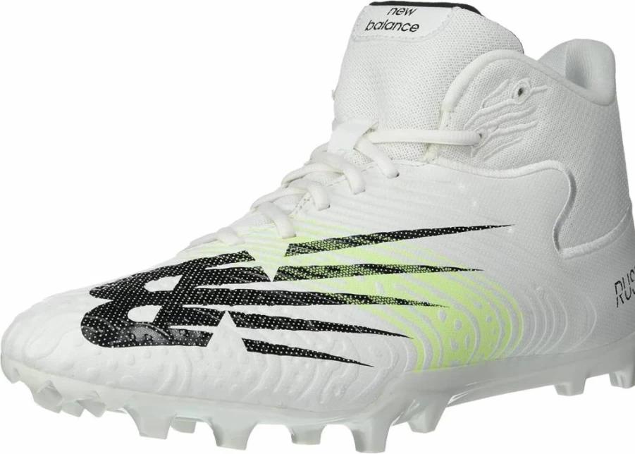 New Balance Men's Rush V3 Mid Lacrosse Cleats for Enhanced Traction and Support