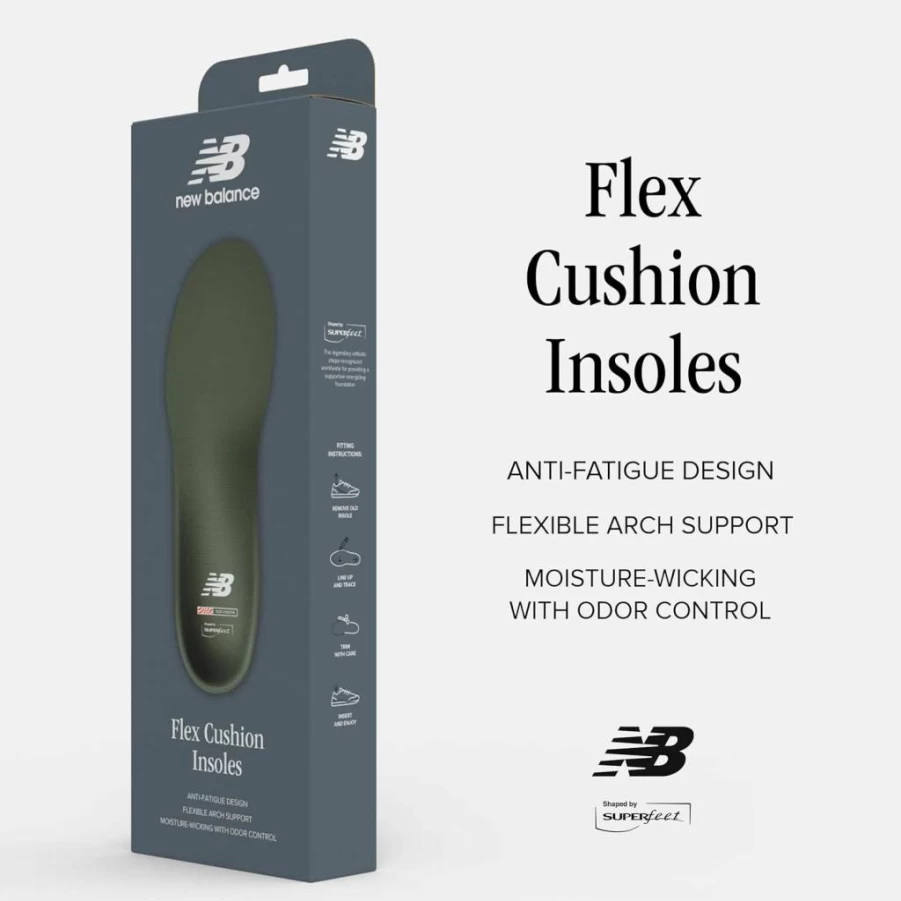 New Balance Orthotic Shoe Inserts for Comfort & Support - Flexible Cushioning Insoles for Men & Women